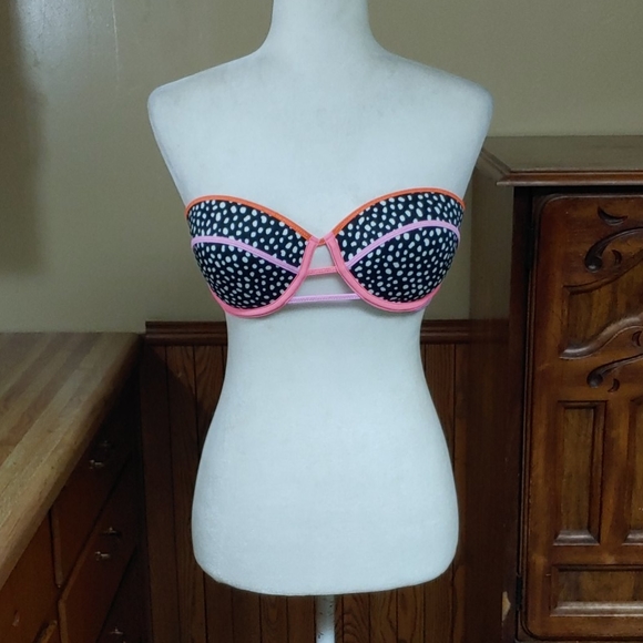Victoria's Secret Strappy Flirt Bikini Top 32DD NWOT - Picture 2 of 10
